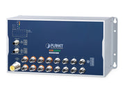 PLANET ITS-6326-8P8T-LV commutateur réseau Géré L3 Connexion Ethernet, supportant l'alimentation via ce port (PoE) Aluminium, Bleu