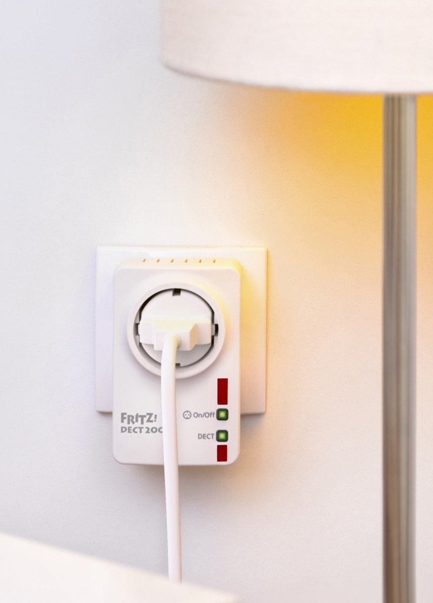 FRITZ!DECT 200, DE Blanc Programmateur journalier/hebdomadaire