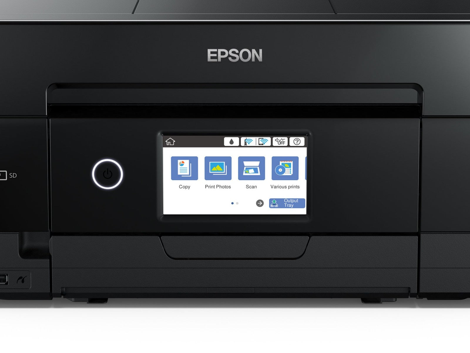 EPSON Expression Premium XP-7100 Small-in-One MFP colour ink-jet A4 11ppm copy 15.8ppm print USB 2.0 Gigabit LAN Wi-Fi black