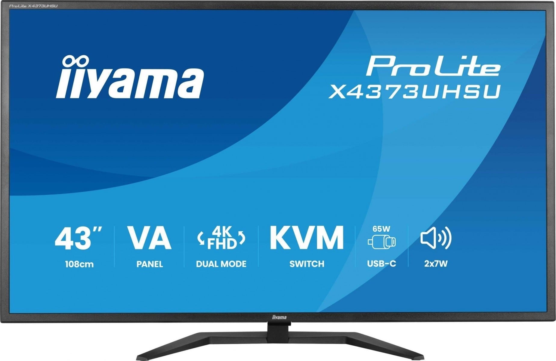 X4373UHSU-B2 43" UHD USB-C BLACK