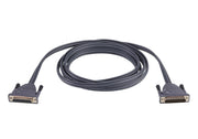 ATEN 0.6m DB25 - Noir - 0,6 m - DB25 - DB25 - Mâle - Femelle