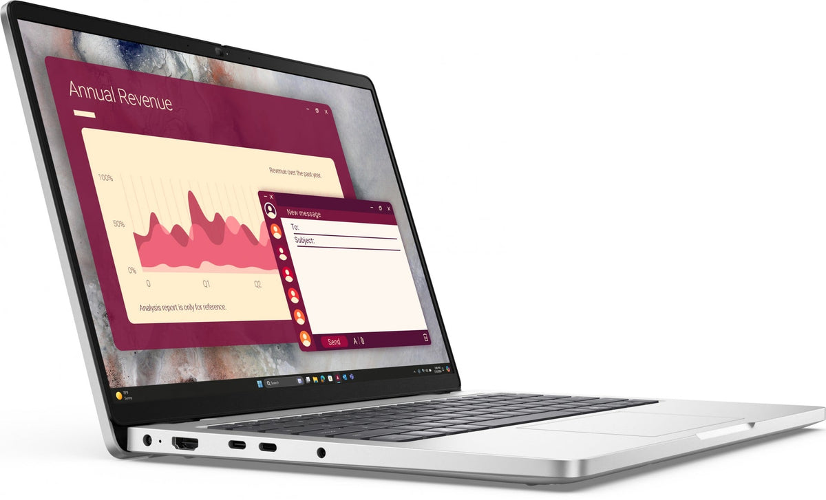 "DELL Pro 14 PC14250 Intel Core Ultra 7 255U Laptop 35.6 cm (14"") Full HD+ 32 GB DDR5-SDRAM 512 GB SSD Wi-Fi 6E (802.11ax) Windows 11 Pro Czech, Slovakian Silver"