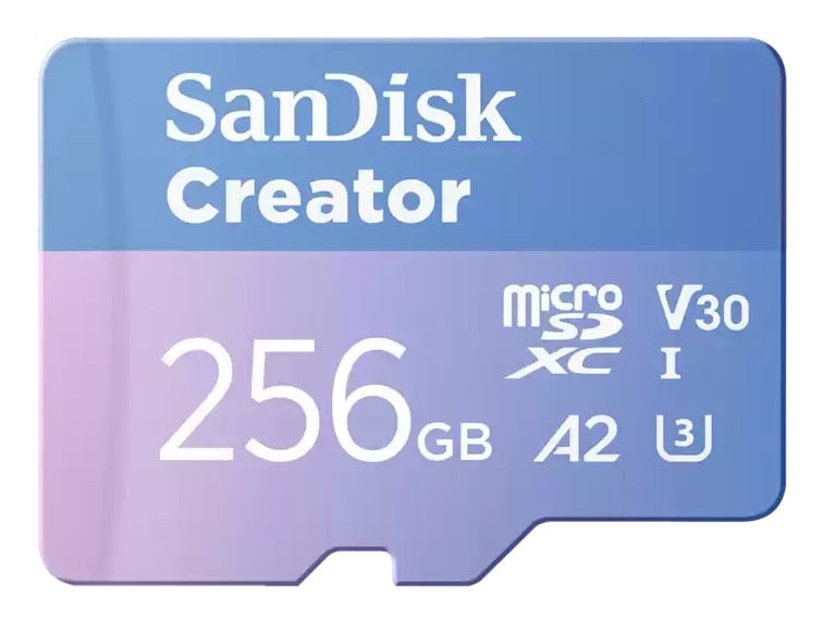 Extreme microSD 256GB+SD 190MB/s Creator