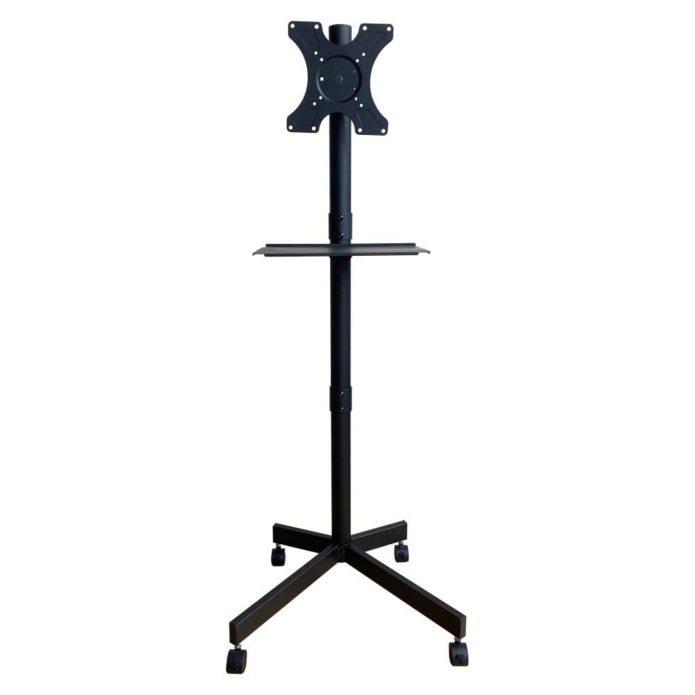 "Techly ICA-TR201 Support TV mobile 32-60"" jusqu'a 40kg étagere AV réglable"