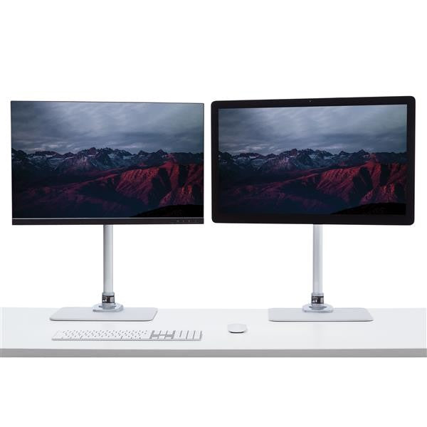 Single Monitor Stand - Silver