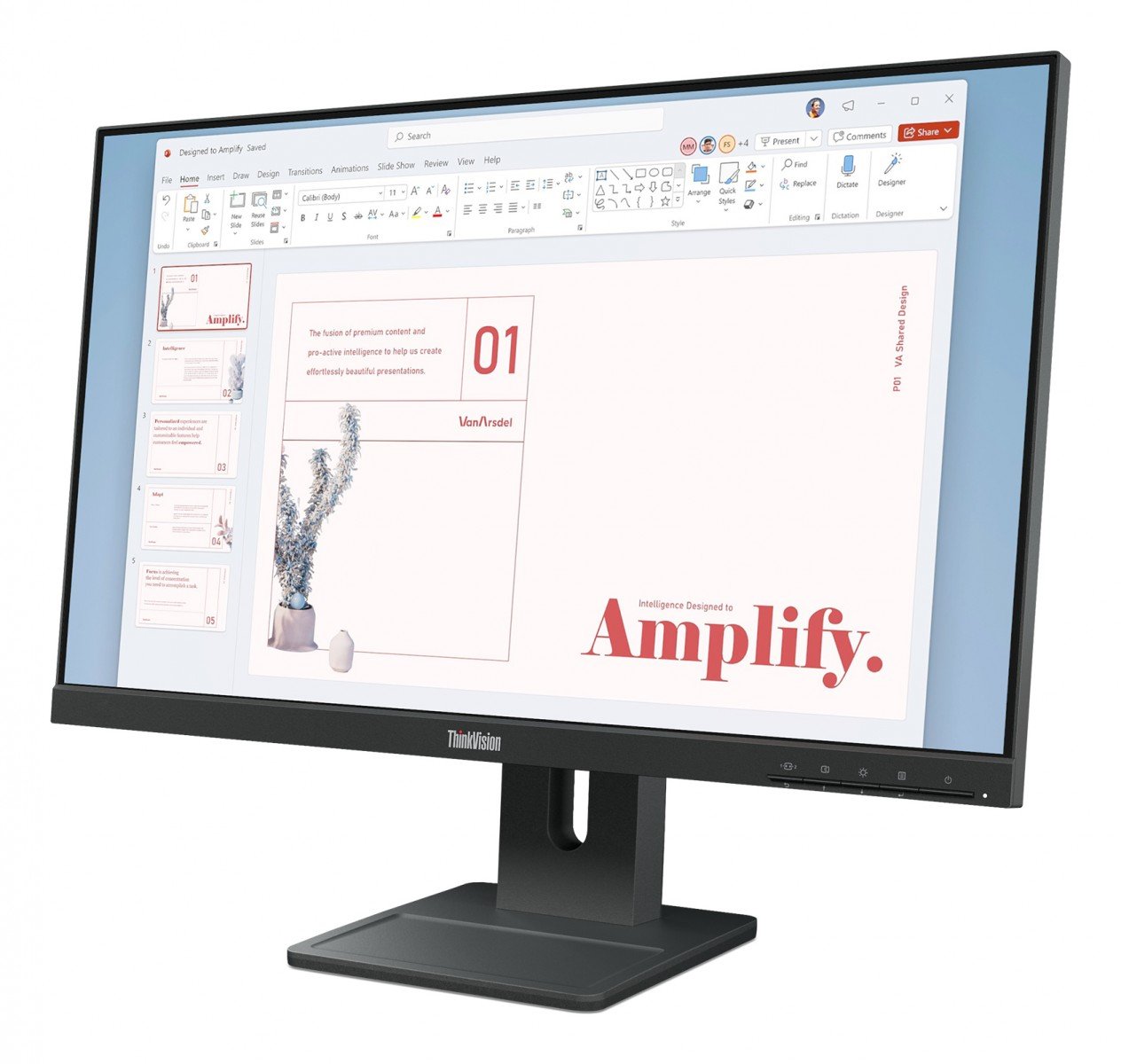LENOVO ThinkVision E24-40 LED Écran 24p 1920x1080 Full HD (1080p) 100Hz IPS 250cd/m2 HDMI VGA DisplayPort speakers 3y