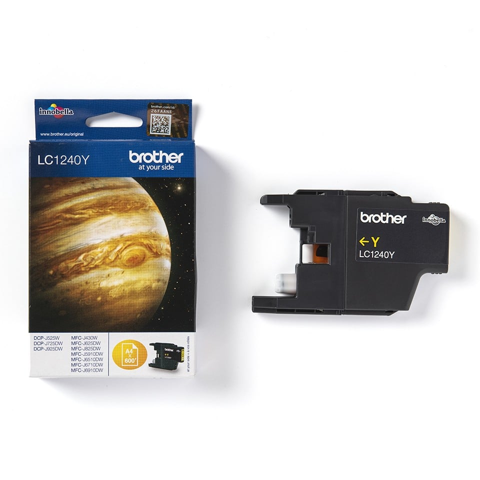 BROTHER LC-1240 cartouche d encre jaune haute capacité 600 pages pack de 1