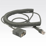 Zebra cable RS232 12ft curly, CBA-R03-C12PAR