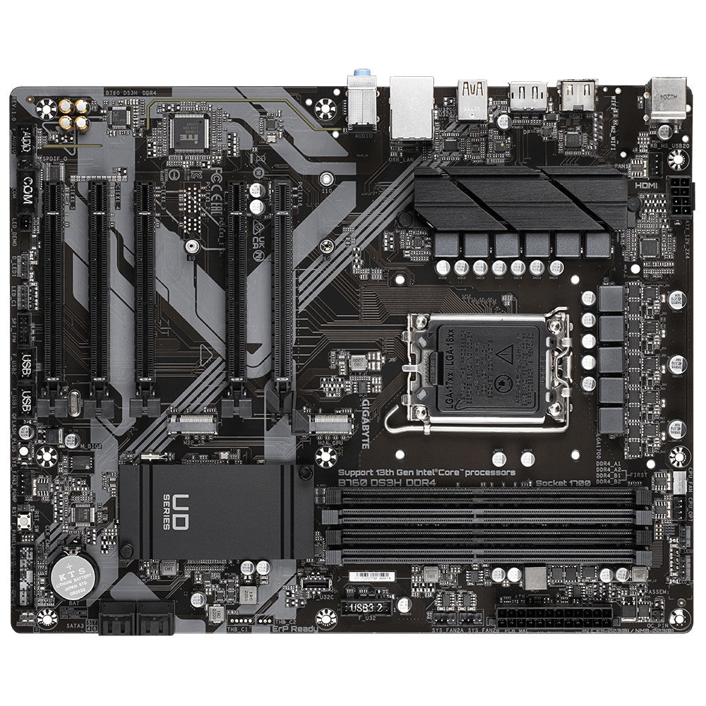 GIGABYTE B760 DS3H DDR4 carte mere Intel B760 Express LGA 1700 ATX
