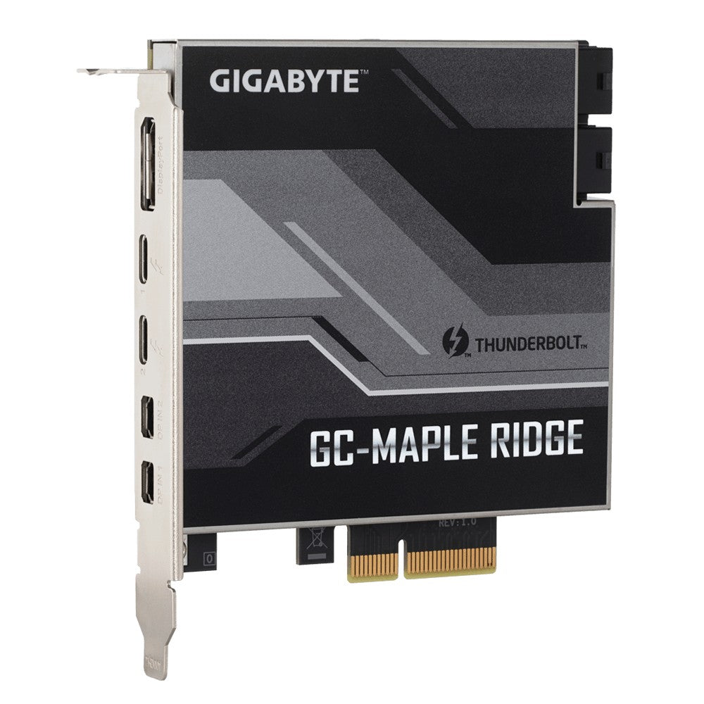 Gigabyte GC-MAPLE RIDGE carte et adaptateur d'interfaces Interne DisplayPort, Mini DisplayPort, Thunderbolt 4, USB 3.2 Gen 2 (3.1 Gen 2)