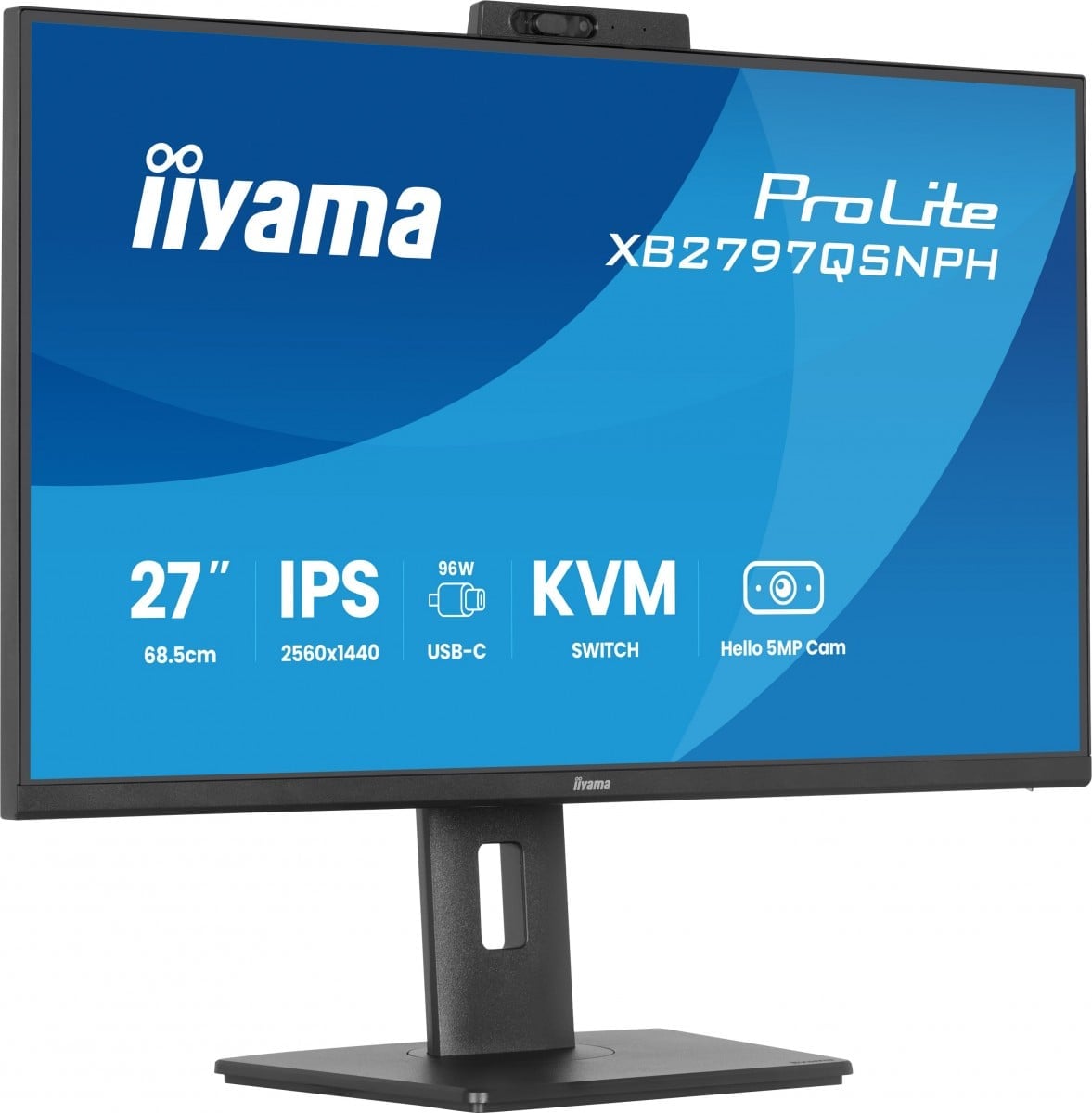 27""W LCD Business QHD IPS USB-C Doc