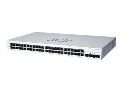 CISCO Business Switching CBS220 Smart 48-port Gigabit 4x1G SFP uplink