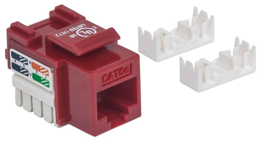 Intellinet 210478 Module keystone C5 UTP rouge