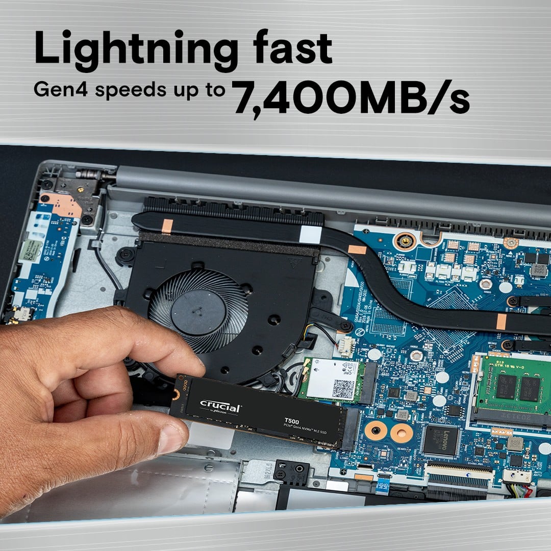 Crucial T500 1 To M.2 PCI Express 4.0 NVMe TLC
