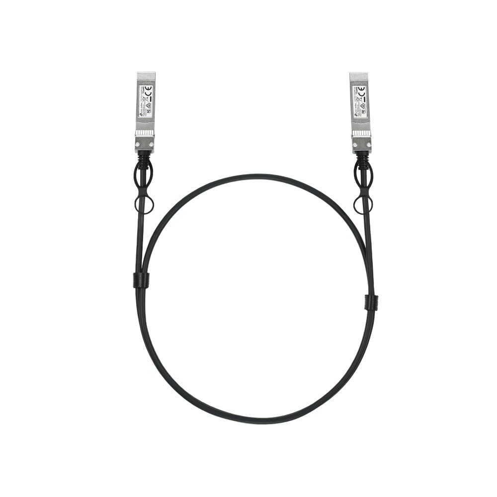 TP-Link Omada SM6220-1M câble InfiniBand et a fibres optiques SFP28 Noir, Argent