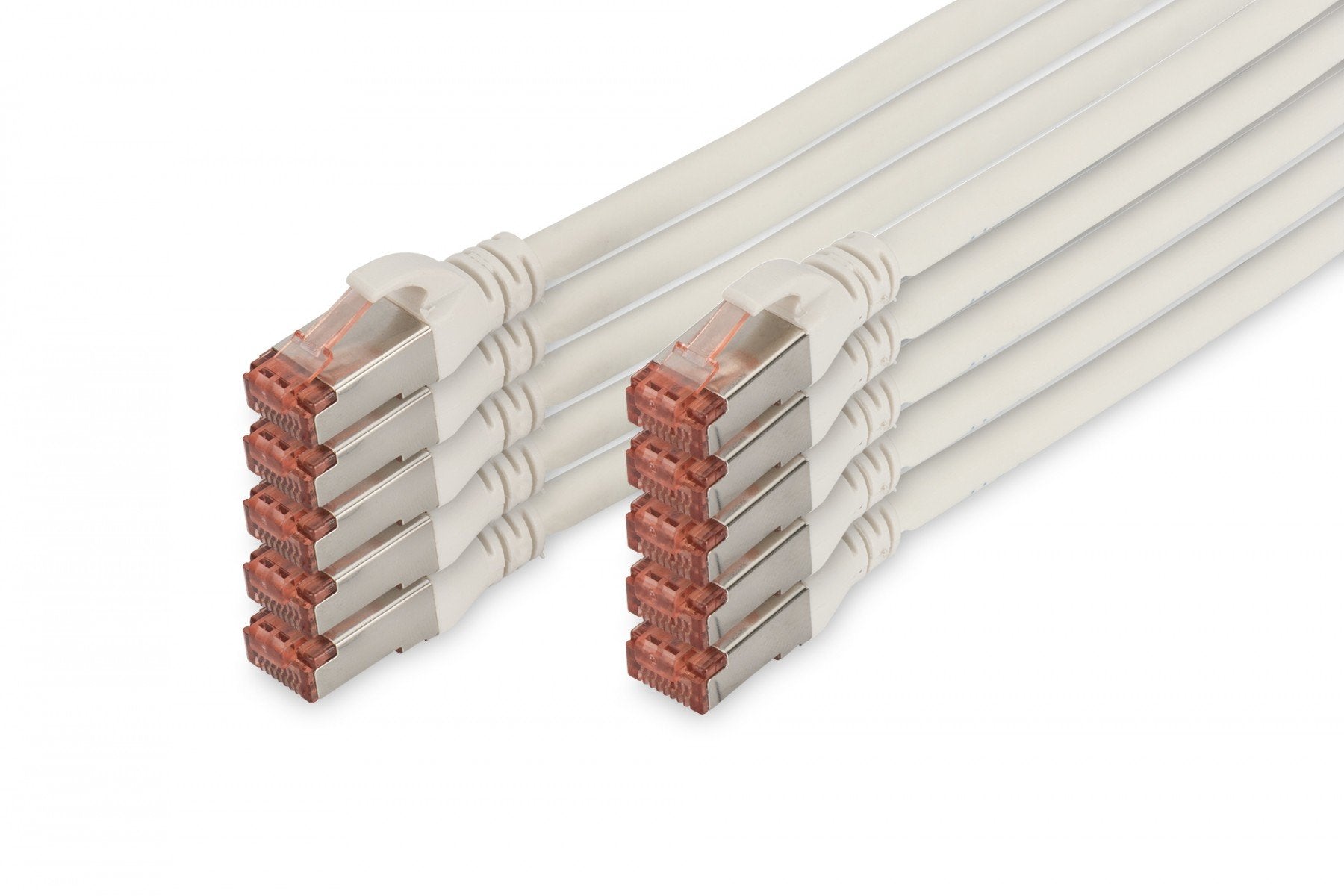 Digitus DK-1644-0025-WH-10 câble de réseau Blanc 0,25 m Cat6 S/FTP (S-STP)