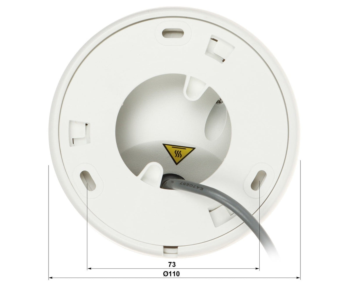 Hikvision DS-2CE72DF3T-LFS(2.8mm) Caméra turret Turbo-HD 2Mpx