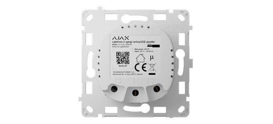 Ajax Systems 52141.144.GP SoloButton (1-gang/2-way) [55] - graphite