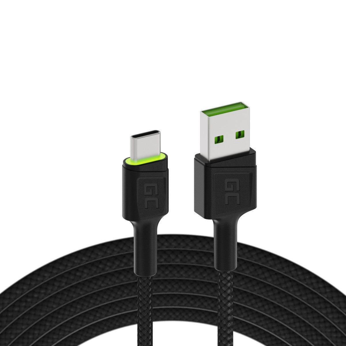 Green Cell KABGC06 câble USB 1,2 m USB A USB C Noir