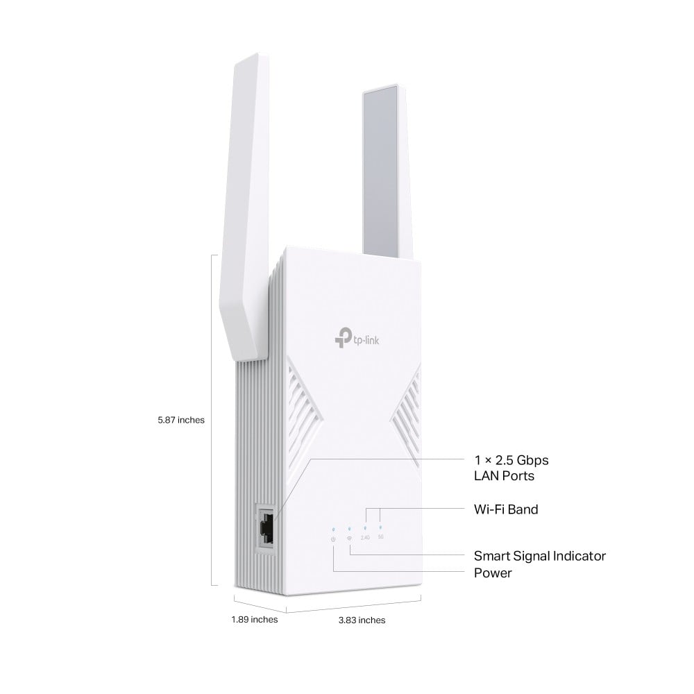 TP-LINK BE3600 Dual-Band Wi-Fi 7 Range Extender
