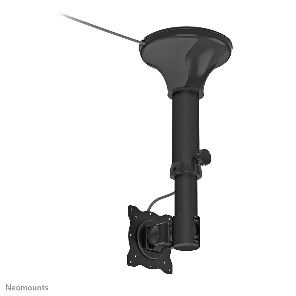 NEOMOUNTS FPMA-C025BLACK Support de plafond pour écran de 10-30p - h 37-47 cm - inclinable