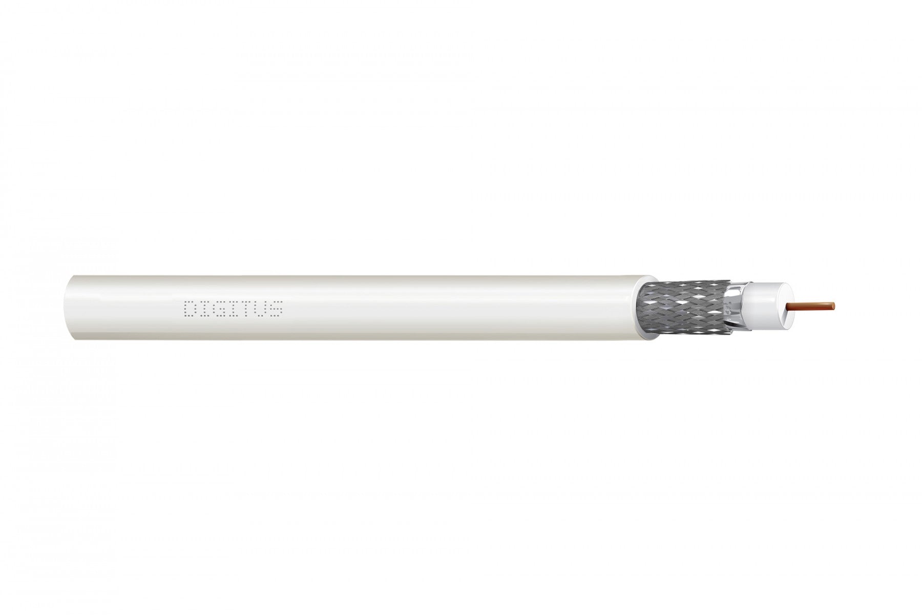 Digitus DK-RG6-1 câble coaxial RG-6 100 m Non Blanc