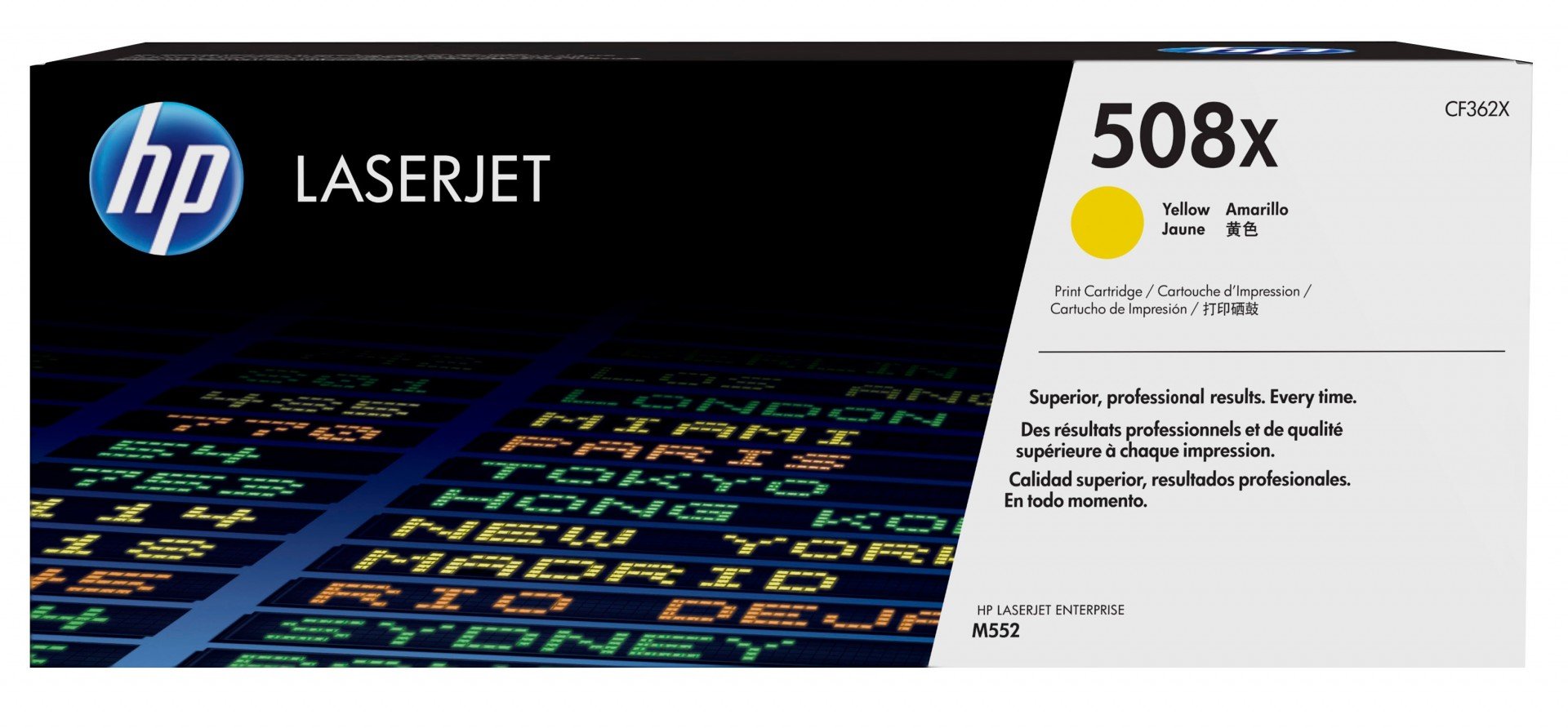 HP 508X original Toner cartridge CF362X yellow 9.500 pages high capacity