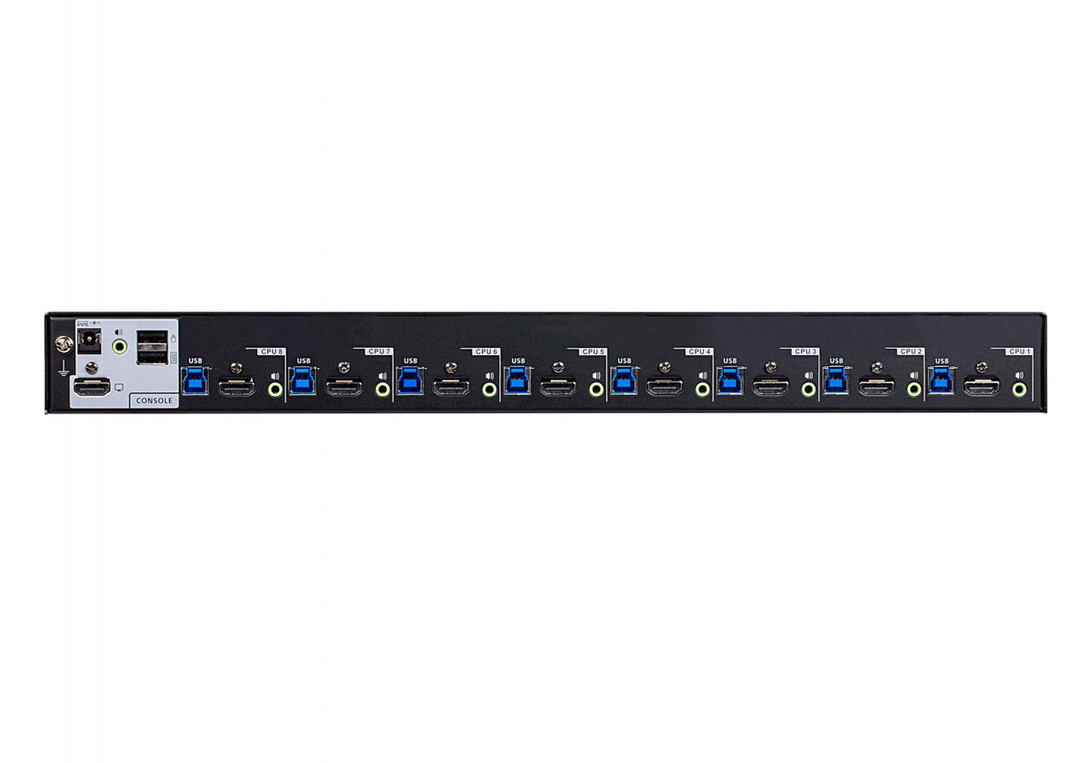 ATEN CS18208-AT-G commutateur écran, clavier et souris Noir