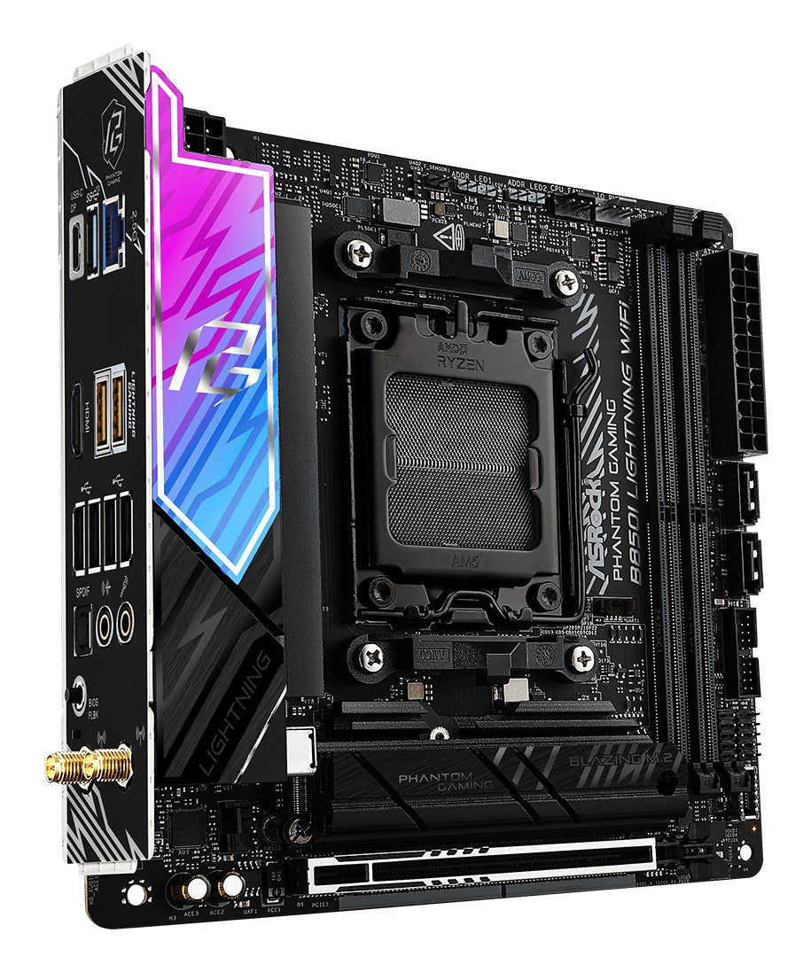 ASRock B850I Lightning WiFi Carte mere Mini ITX pour processeurs AMD Ryzen 7000 Series