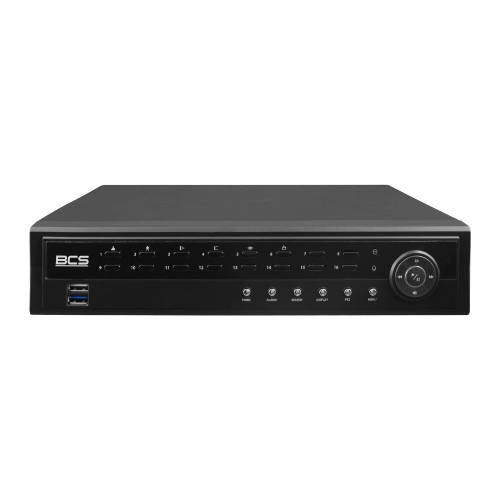 BCS BCS-U-NVR1602-A-4K-8P(6To) Enregistreur IP 16 canaux avec PoE et disque dur de 6To 12MP