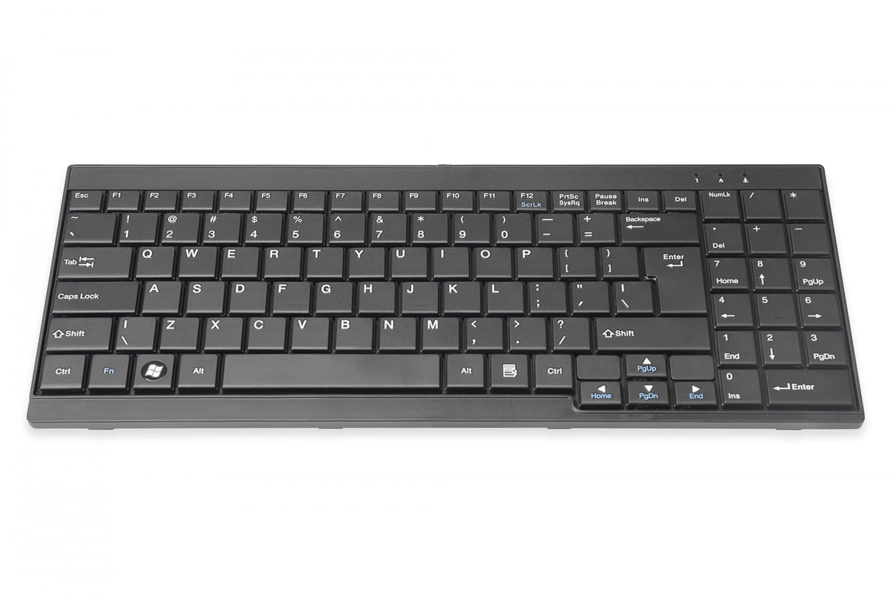 Digitus DS-72000US clavier USB QWERTY Anglais américain Noir