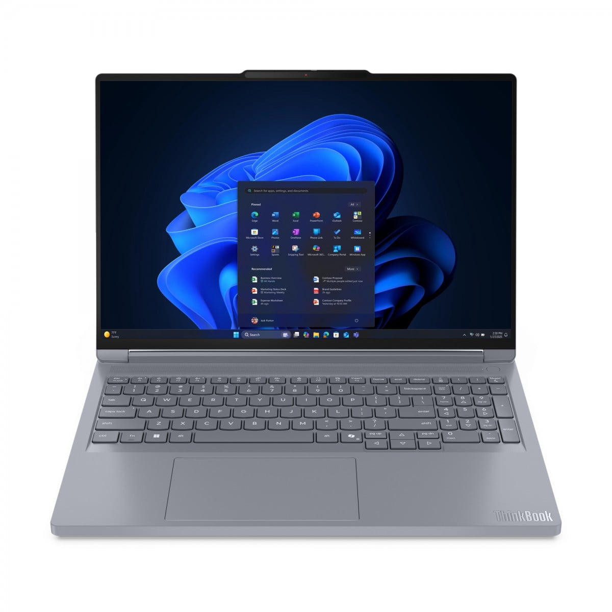 "Lenovo ThinkBook 16p G6 ADR AMD Ryzen™ 9 8940HX Ordinateur portable 40,6 cm (16"") WQXGA 32 Go DDR5-SDRAM 1 To SSD NVIDIA GeForce RTX 5060 Wi-Fi 7 (802.11be) Win"