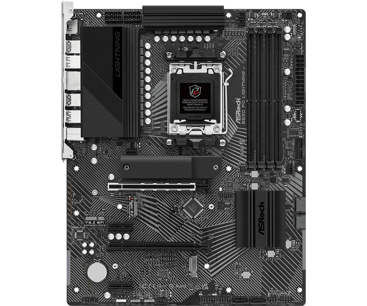 ASRock 90-MXBK20-A0UAYZ Carte mere B650 PG Lightning avec DDR5 et Wi-Fi 6E