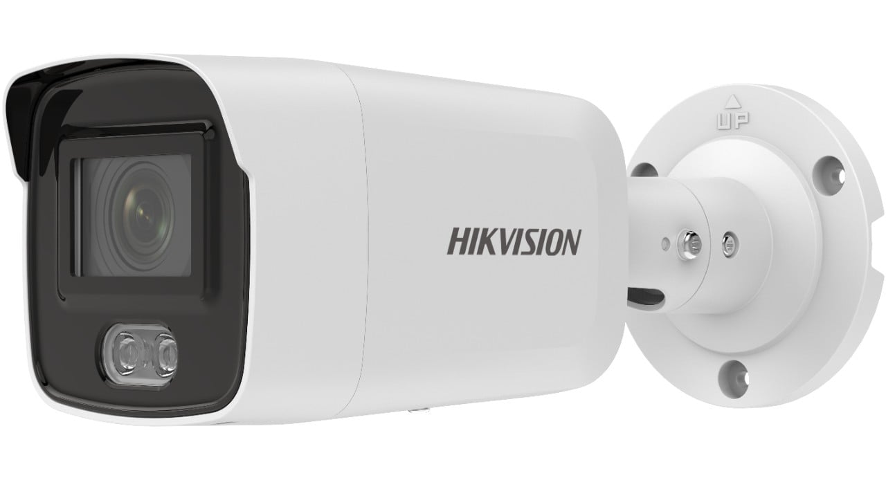 Hikvision DS-2CD2027G2-L(2.8mm) Caméra IP Bullet Blanche