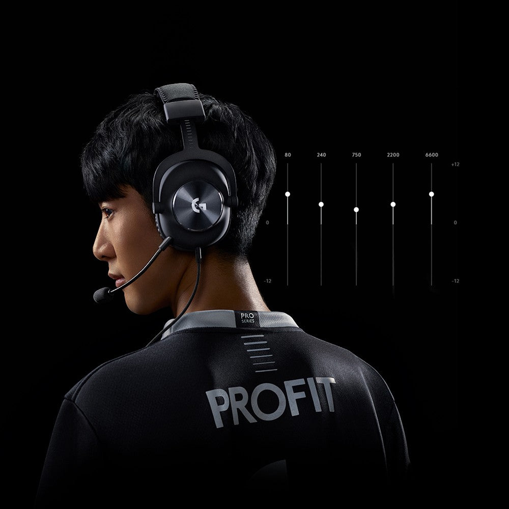 LOGITECH G Pro X Headset full size wired 3.5 mm jack noise isolating