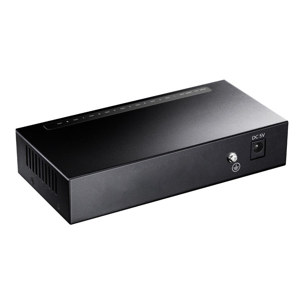 Cudy GS108 commutateur réseau Non-géré Gigabit Ethernet (10/100/1000) Noir