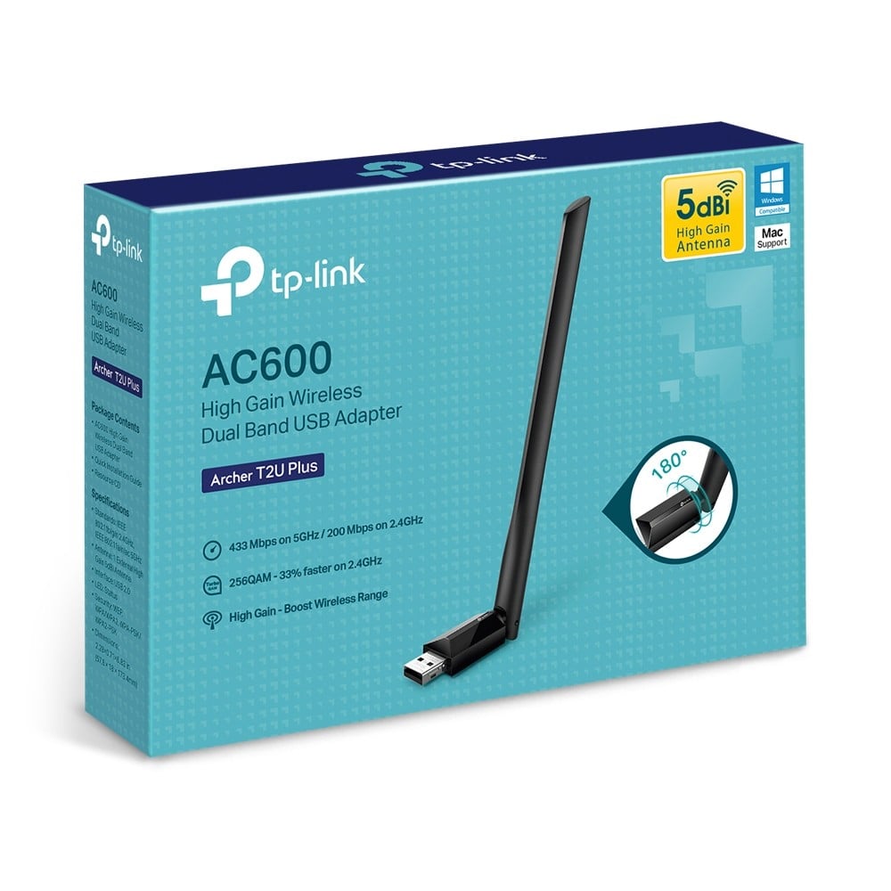 AC600 High Gain Wi-Fi Dual Band USB Adap