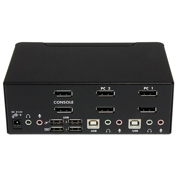 2 Port Dual DisplayPort USB KVM Switch