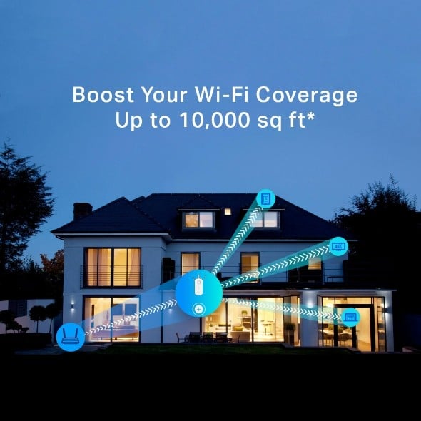 TP-LINK AC1750 Dual Band Wireless Wall Plugged Range Extender Qualcomm 1300Mbps at 5Ghz + 450Mbps at 2.4Ghz 802.11ac/a/b/g/n
