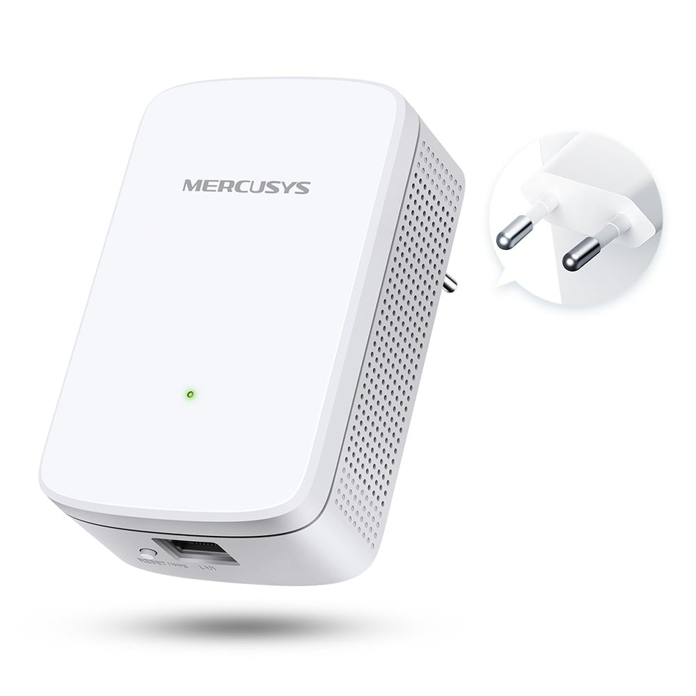 Mercusys ME10 prolongateur réseau Répéteur réseau Blanc 10, 100 Mbit/s