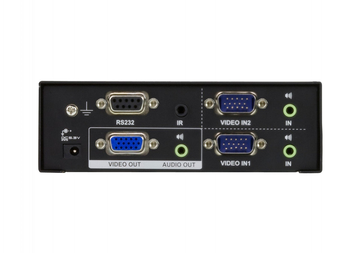 Commutateur 2 PORTS vga + audio+ RS232 aten VS0201 300MHz