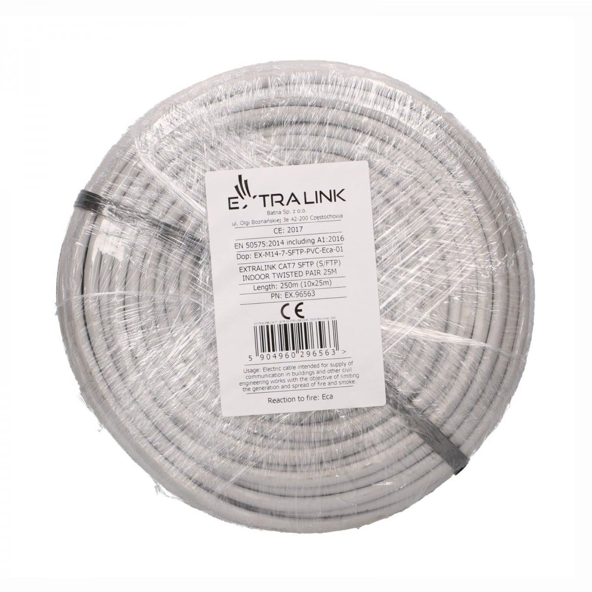 Extralink EX.96563 Câble réseau Cat7 S/FTP intérieur 25m
