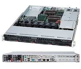 Supermicro CSE-815TQC-R706WB unité centrale Rack Noir 750 W