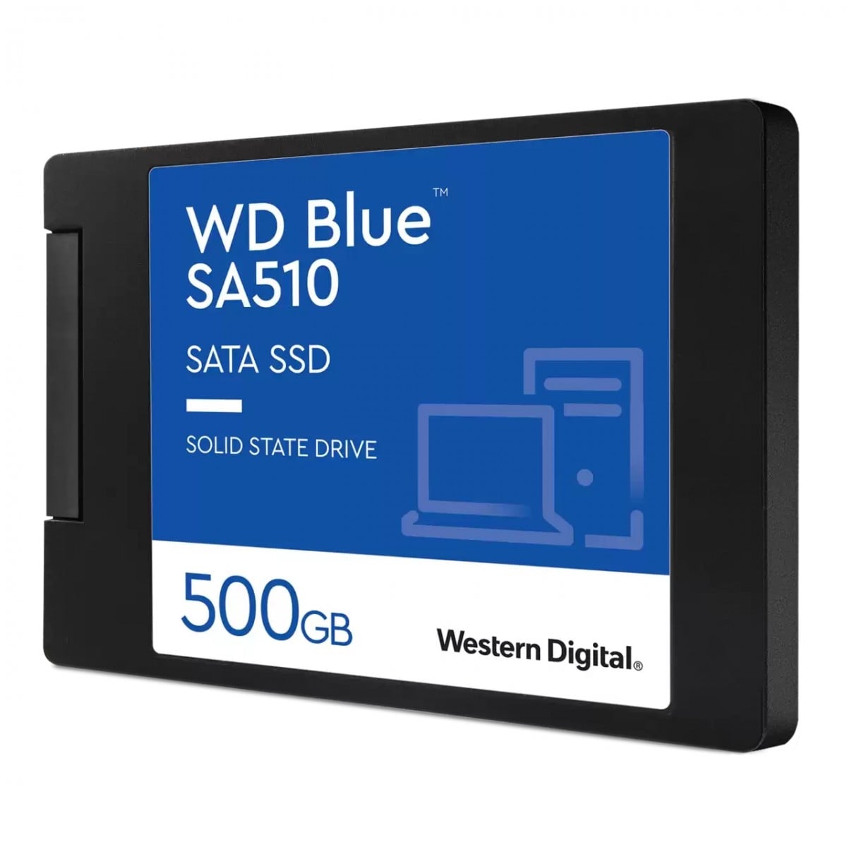 WD Blue SA510 SSD 500Go SATA III 6Gb/s cased 2.5p 7mm internal single-packed POWERED BY SANDISK
