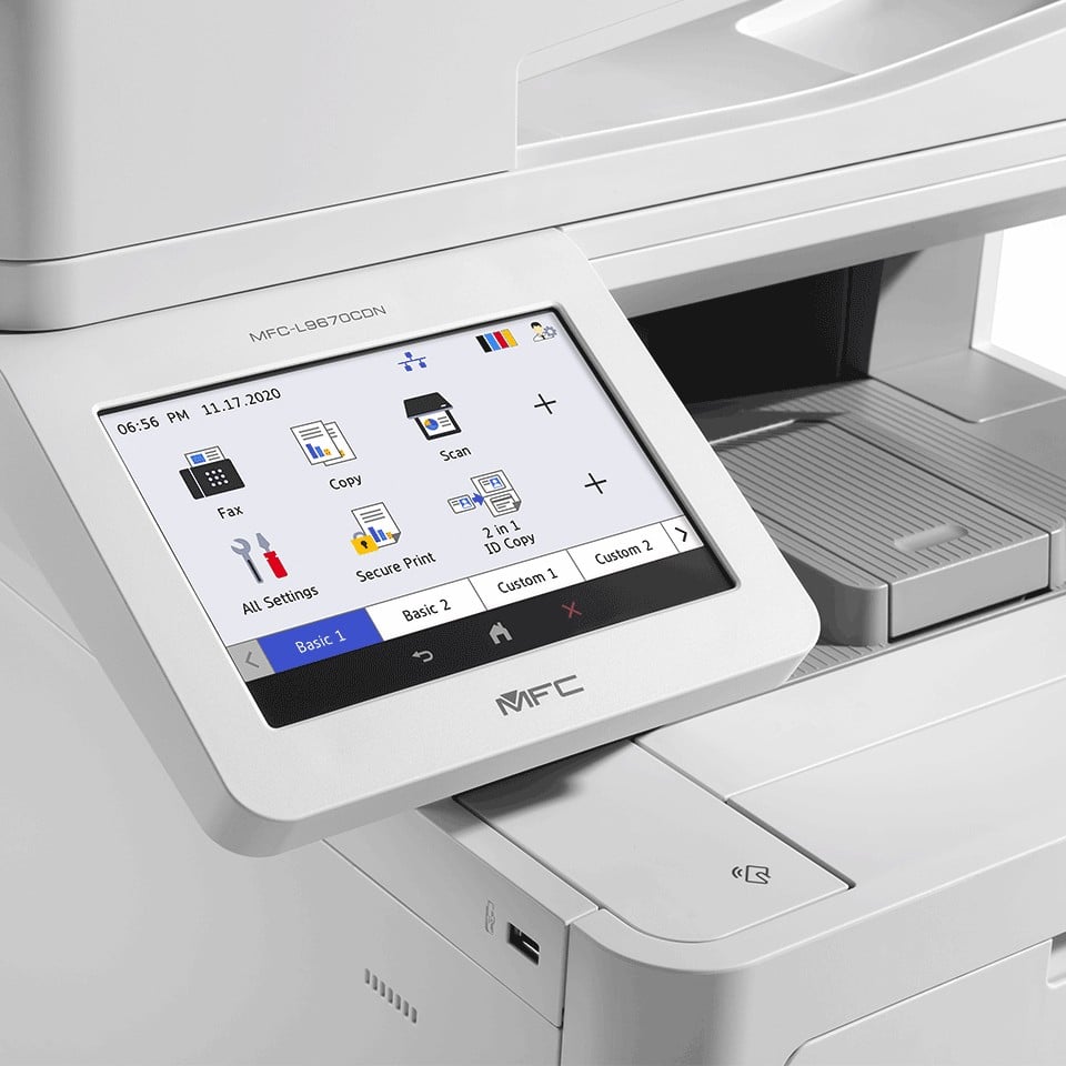 BROTHER MFC-L9670CDN MFP colour laser A4 40ppm copy 40ppm print 620 sheets USB 2.0 Gigabit LAN NFC USB 2.0 host