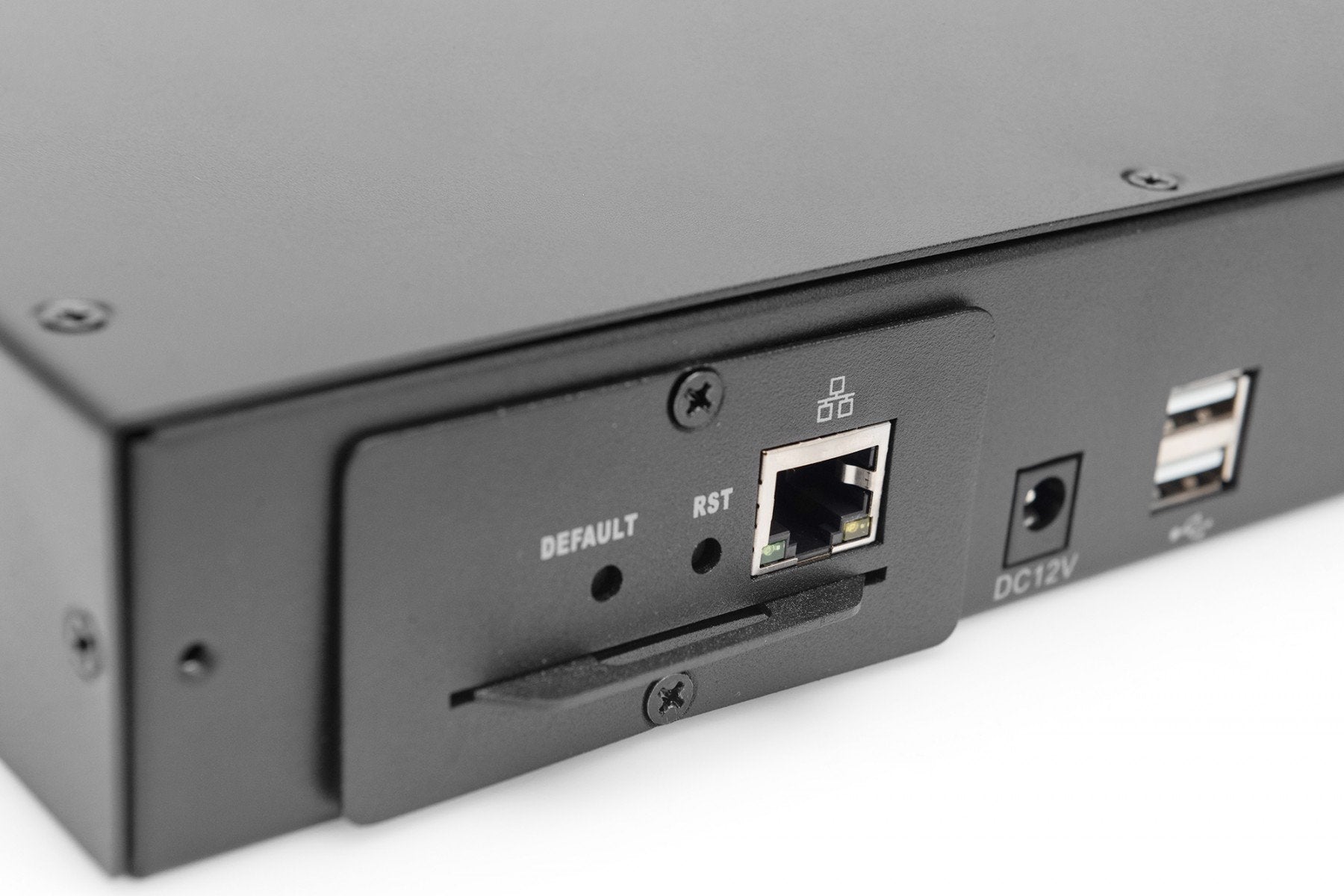 Digitus DS-72216 commutateur écran, clavier et souris Grille de montage Noir