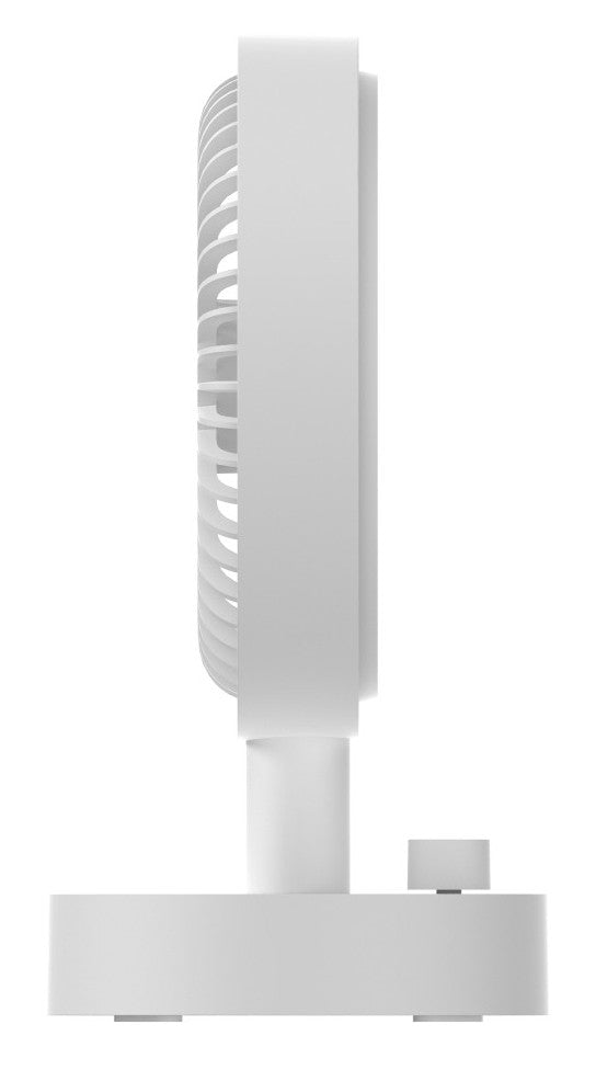 Techly IC-FAN-DSK2W Ventilateur de bureau sans fil avec 10 vitesses et oscillation