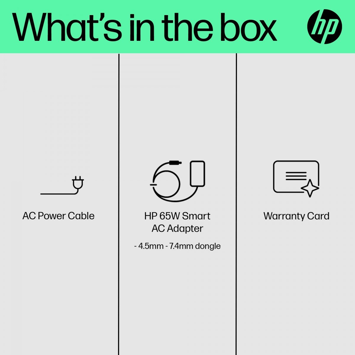 HP 65W Smart AC Adapter Europe