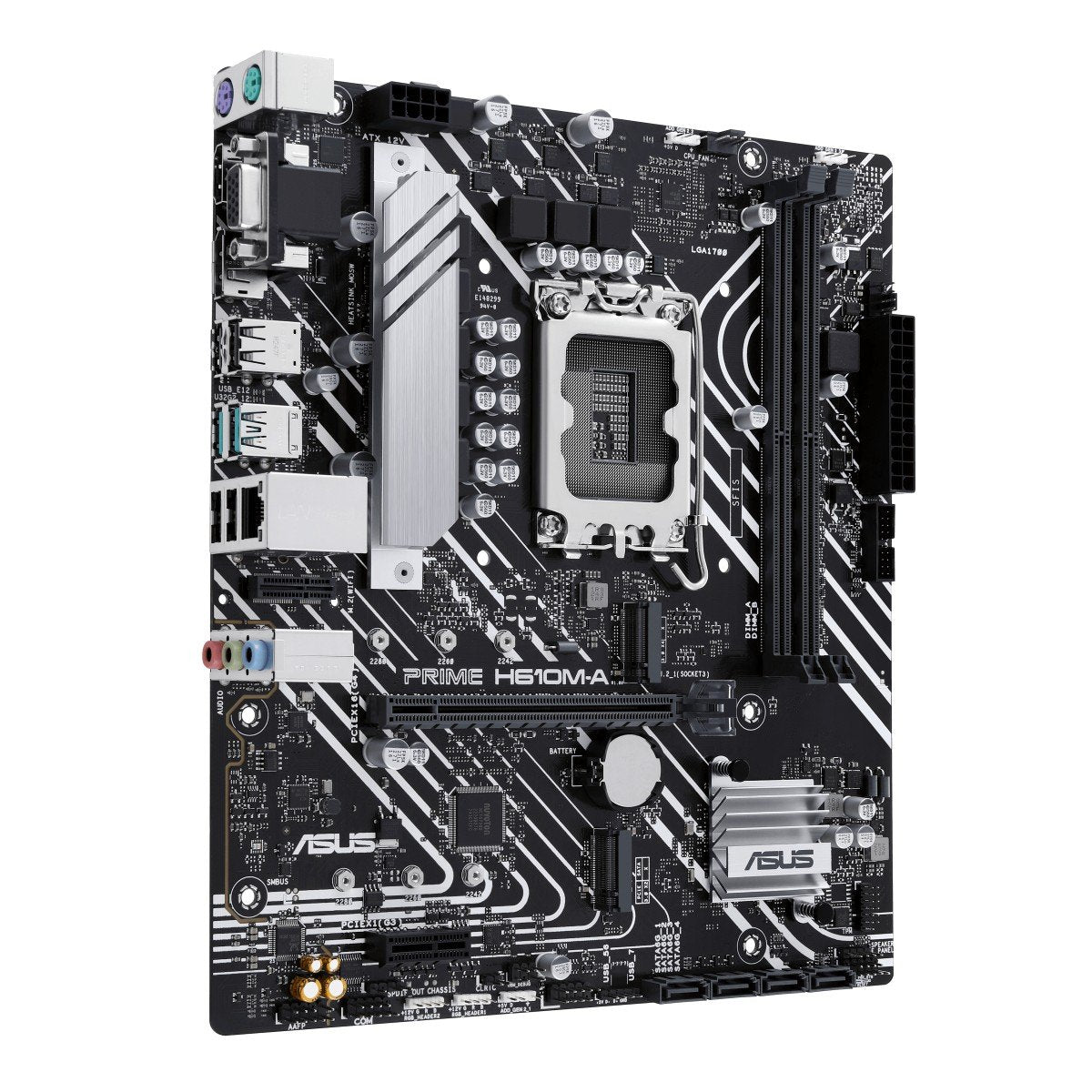 ASUS PRIME H610M-A-CSM LGA1700 2DDR5 microATX 4xSATA MB 1xHDMI 1xDP 1xD-Sub 2xM.2