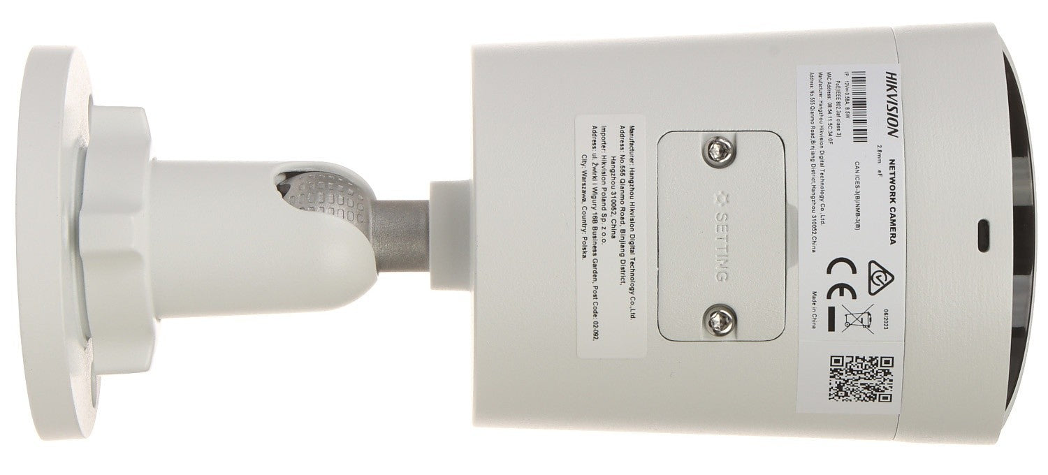 Hikvision DS-2CD2083G2-LI2U(2.8mm) 8 MP caméra réseau Bullet avec Acusense et éclairage hybride intelligent fixe